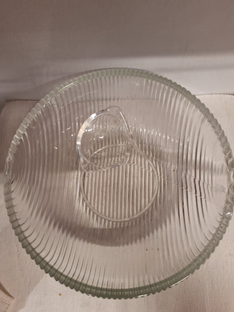 Glasbowle med øseske